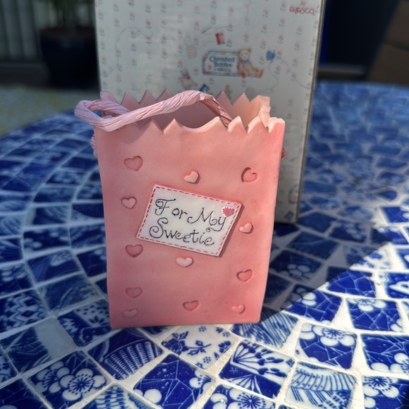 cherished Teddies Valentine bear resin - Picture 2 of 6